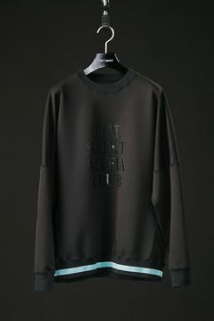 113SPORT × THESAINTMAFIA CLUB LOSE FIT CREW / 113ロゴ ルーズフィット クルーネック ブラック