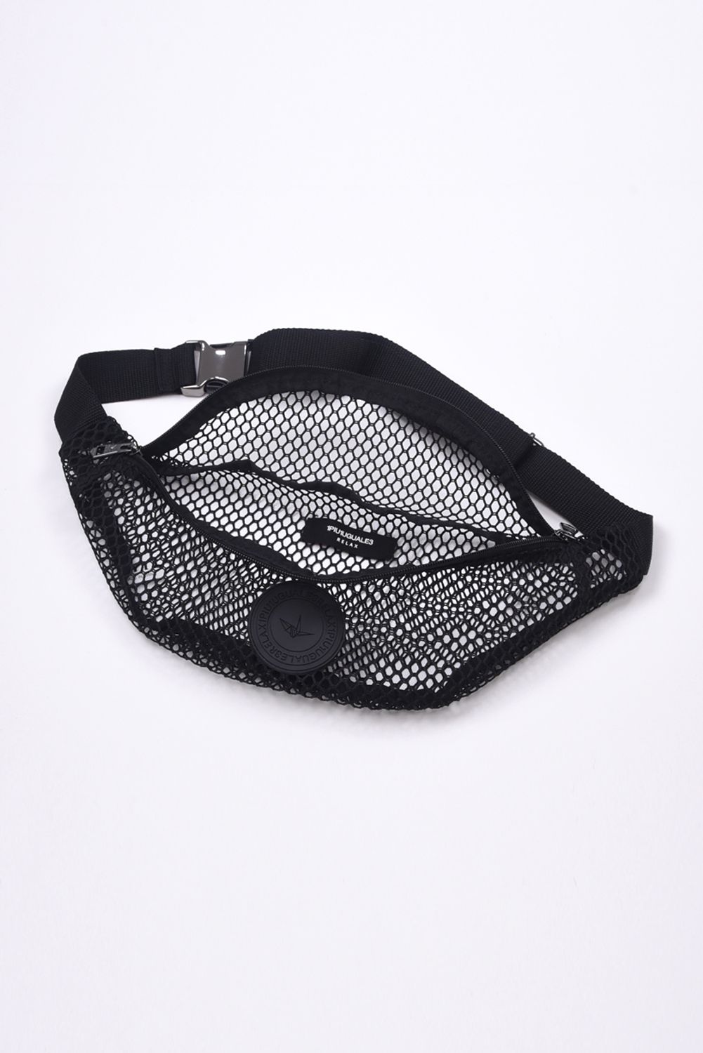 MESH WAIST BAG / メッシュ生地 ボディバッグ ブラック
