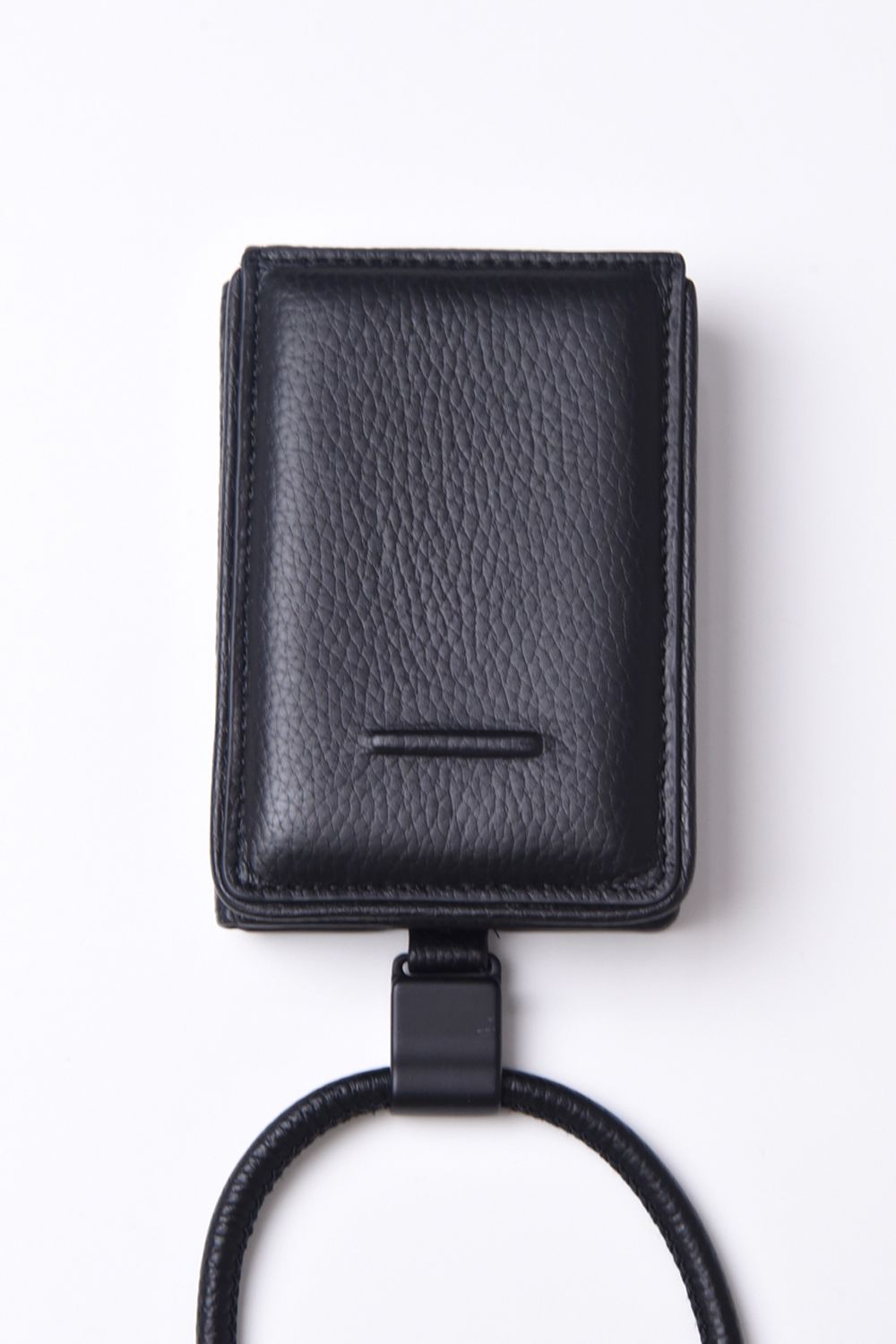 EXCHANGE-SHOULDER-WALLET-SET / ストラップ付き MagSafe対応 ショルダーコンポジションクロスボディウォレット (ブラック)