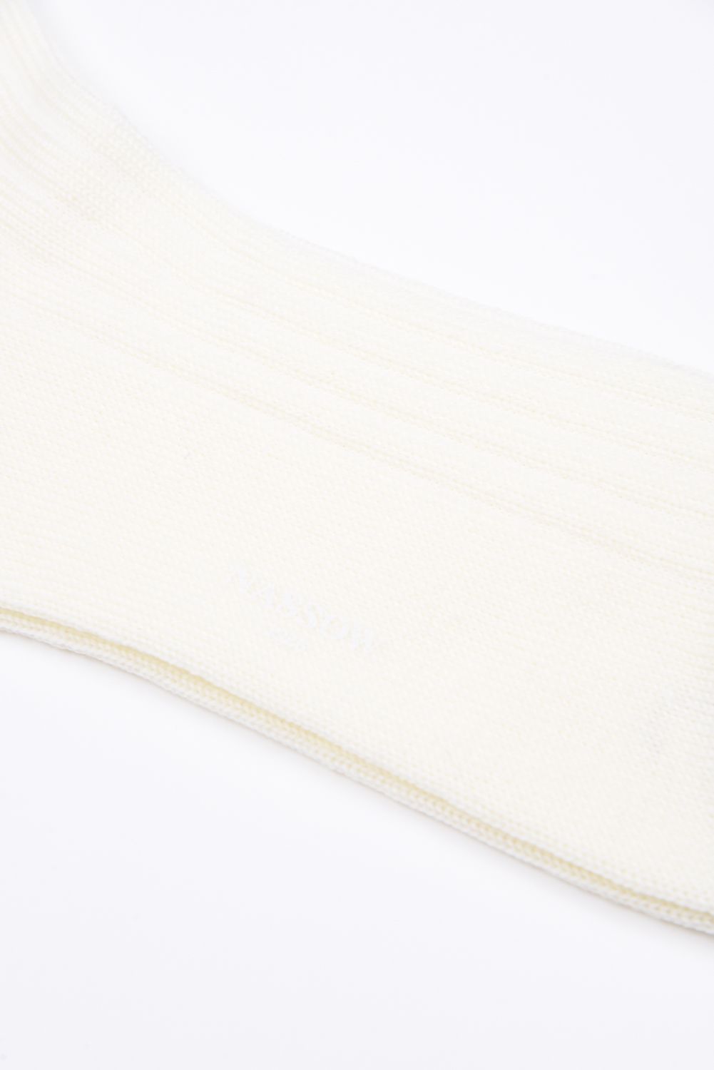 WOOL PANEL / 日本製 ウール リブソックス オフホワイト