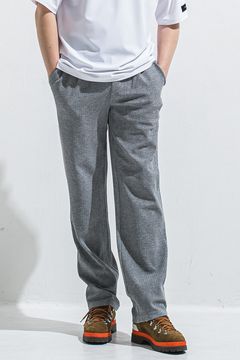 SEMI WIDE TUCK PANTS / ブリスターニット セミワイド ワンタックイージーパンツ (グレー) (4月中旬入荷予定) ※オーダー締切:2月15日(日)18時