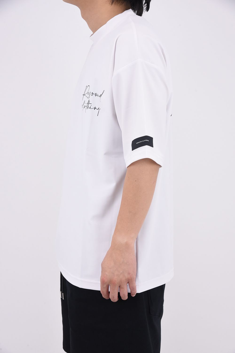 ID RUSH OVER TSHIRT / バックロゴ ラッシュガード 半袖Tシャツ ホワイト