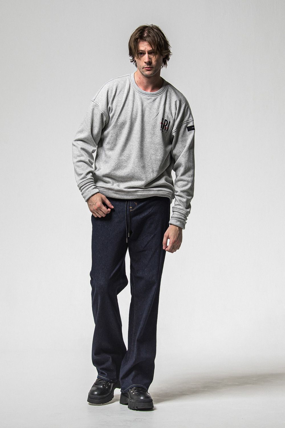 KING DENIM JERSEY / 新定番 バギーシルエット デニムジャージーンズ (インディゴワンウォッシュ) (12月中旬入荷予定) ※オーダー締切：9月1日(月)18:00
