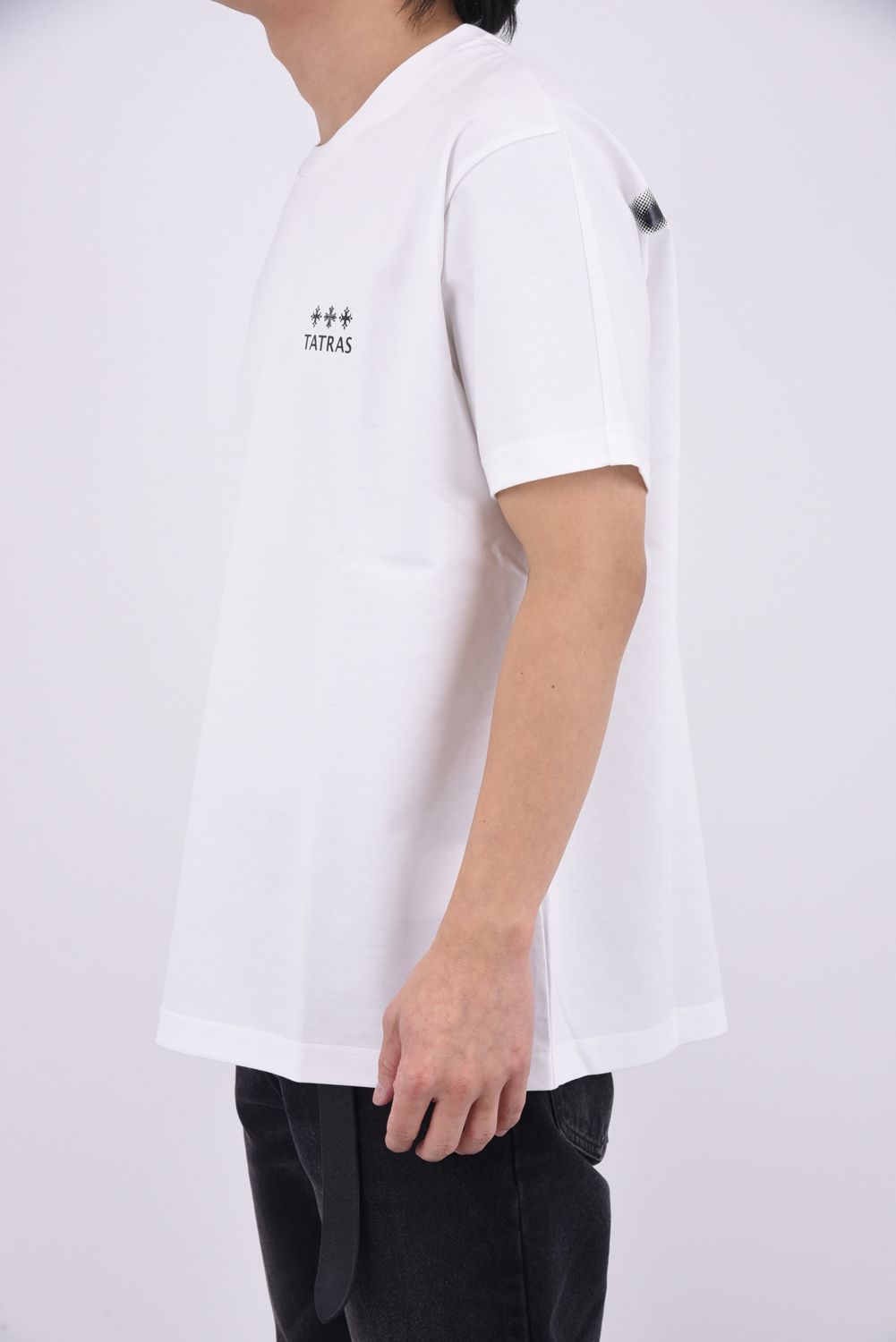 TIDEO (ティデオ) / ブランドロゴ 半袖 Tシャツ (ホワイト)