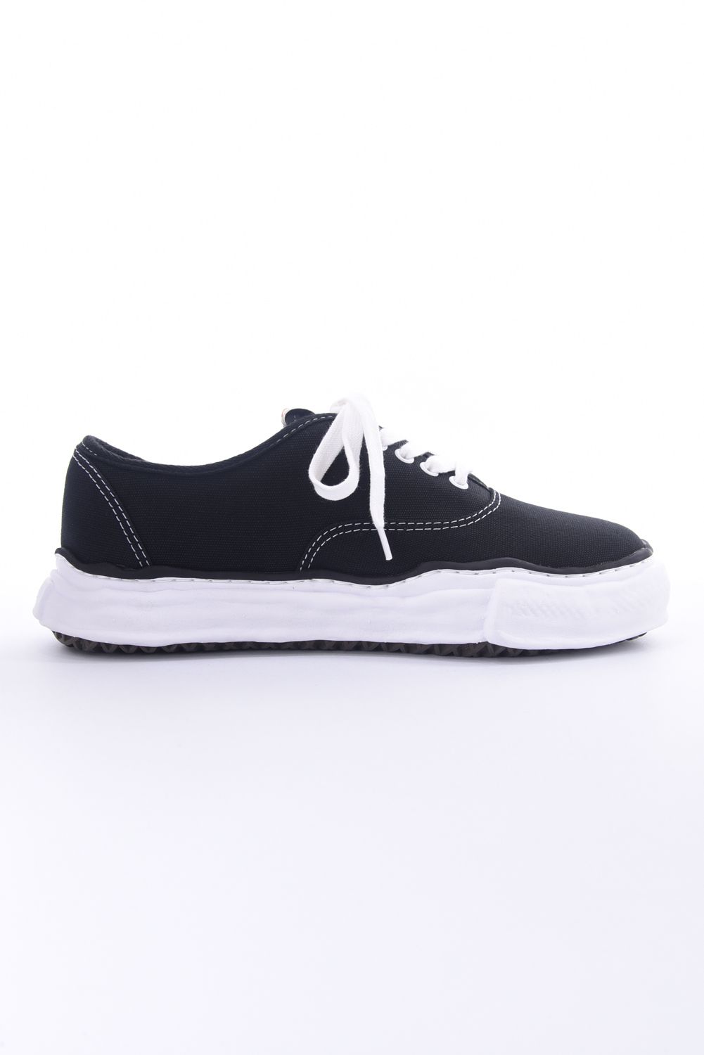 "BAKER LOW" OG sole lowcut sneaker / ベイカー オリジナルソール キャンバスローカット スニーカ ブラック