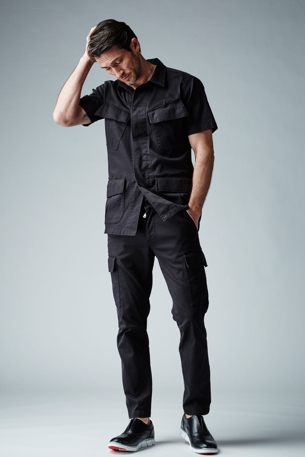 【BLACK MILITARY Vol.9】 JUNGLE FATIGUE CARGO PANTS -BLACK- (10月頃入荷予定 )※オーダー締切8/6(金)11:59迄