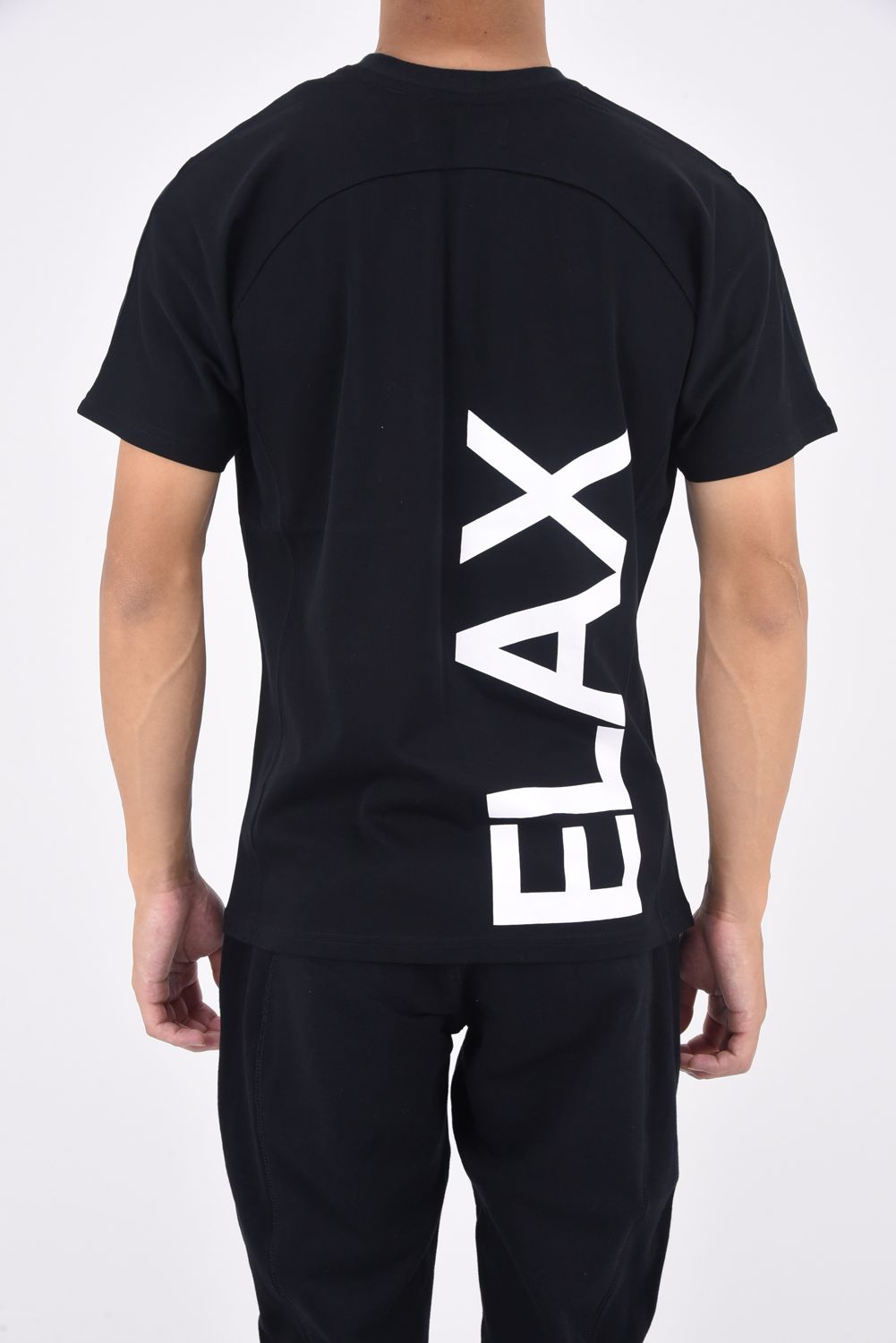 VERTICAL LOGO SHORT-SLEEVED T-SHIRT / バーチカルロゴ 半袖Tシャツ ブラック
