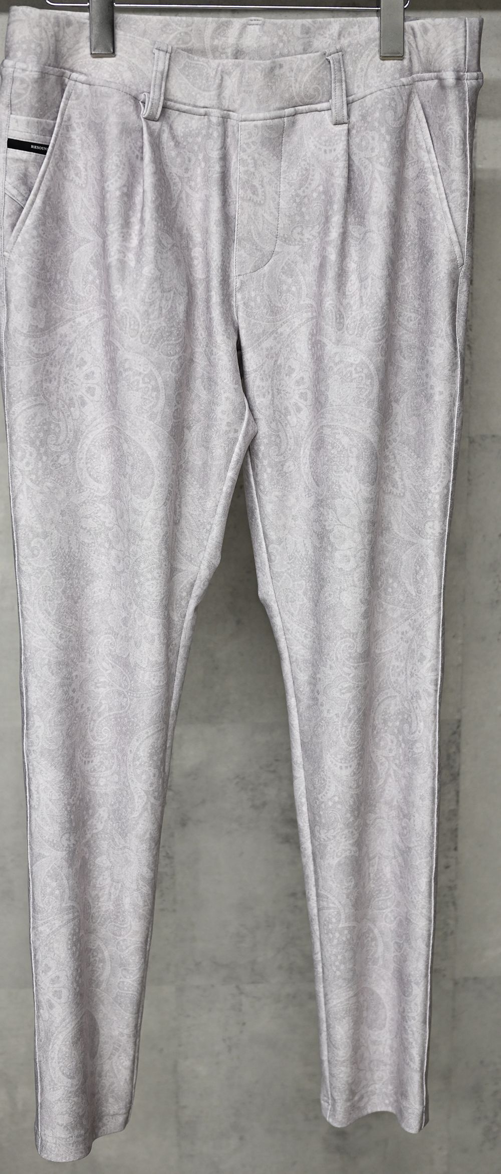 CHRIS EASY TUCK PANTS / 高機能トリコット ワンタック イージーパンツ ペイズリーグレー (2月上旬頃入荷予定)