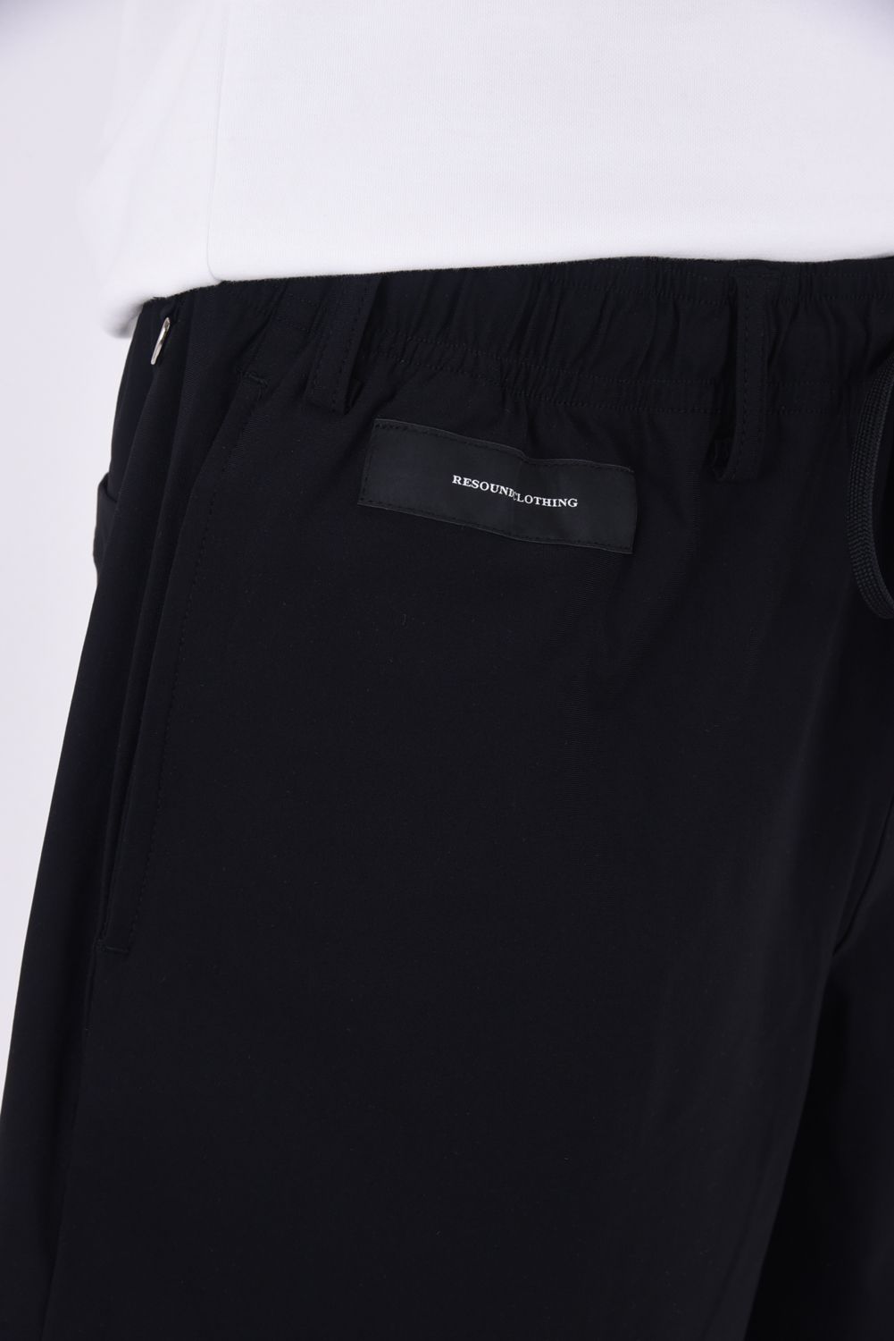 【旧品番】 TV NYLON SHORTS / 高機能ナイロンマイクロファイバー ルーズフィット ハーフパンツ ブラック