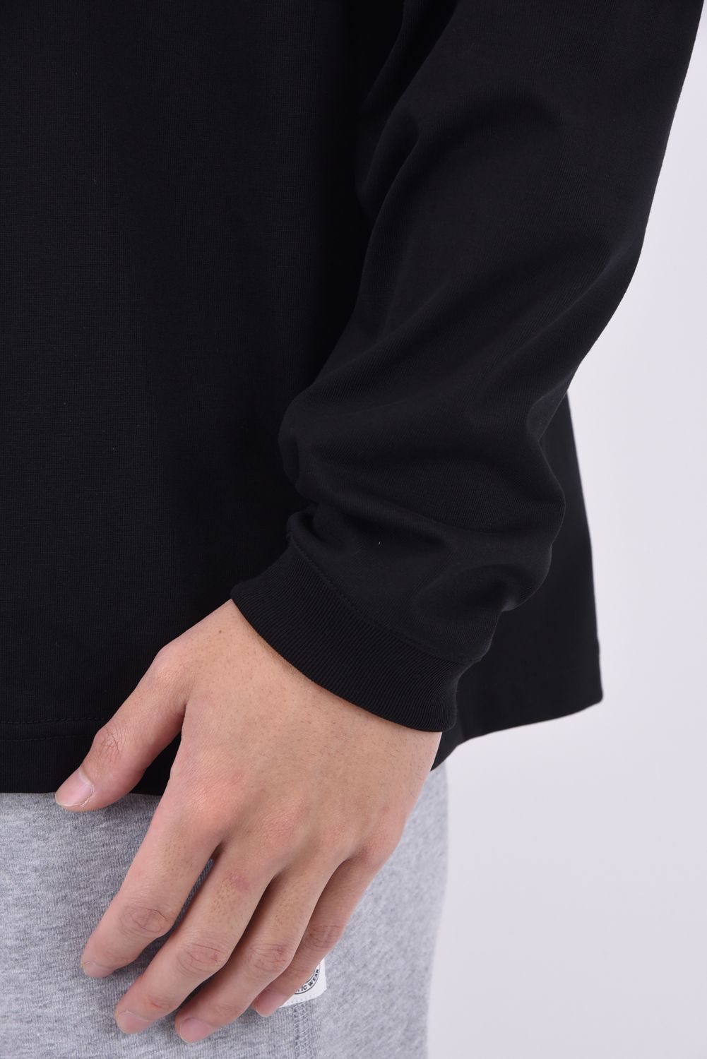 【gossip別注】 FAKE LAYERED LONGSLEAVE / ロングスリーブフェイクレイヤードTシャツ ブラック