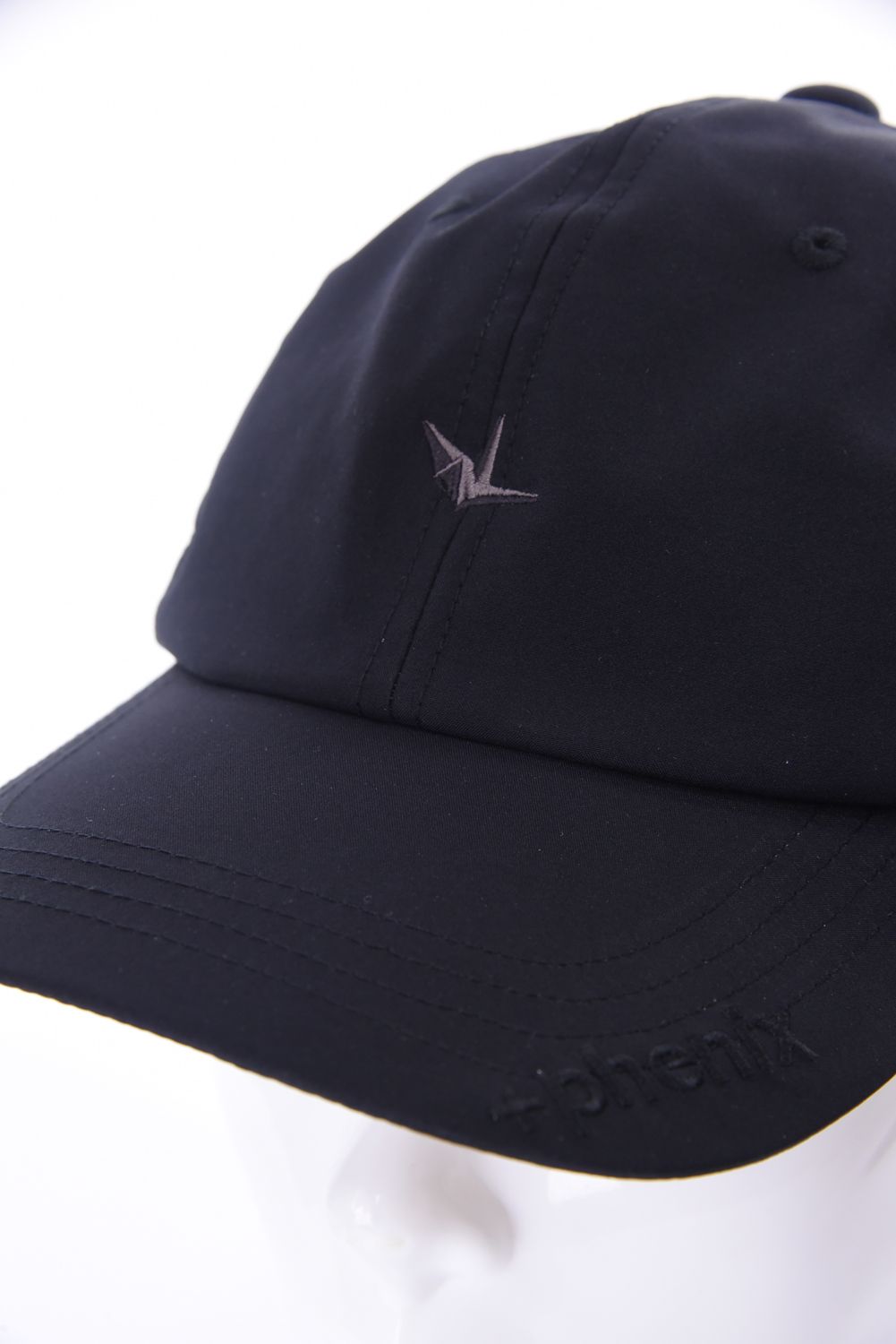 GORE-TEX GTX LOGO CAP / 刺繍ロゴ キャップ (ブラック)