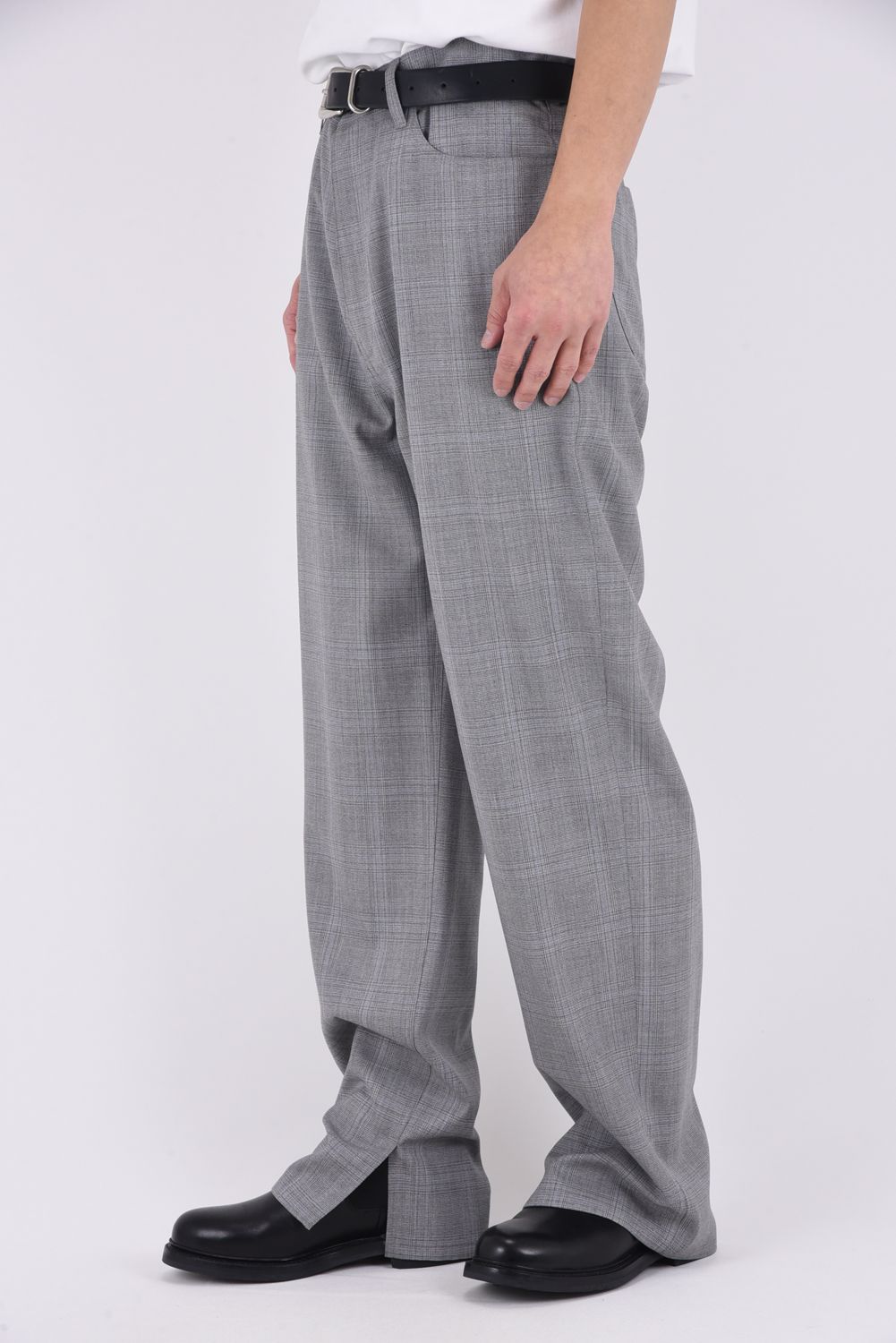 SUMMER WOOL 5-POCKT PANTS / サマーウール 5ポケット パンツ (チェック）