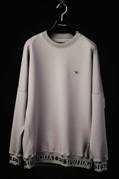 113SPORT PREMIUM LOOSE FIT CREW / ルーズフィット クルーネック Tシャツ グレーベージュ