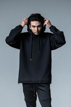 CARDBOARD HOODIE / ダンボールニット プルオーバーパーカー （ブラック）