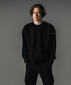 light blister trainer / ライトブリスターニット トレーナー (ブラック) (9月上旬入荷予定) ※オーダー締切:5月23日(土)17時