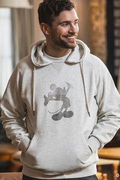 【26AW】 MICKEY SILHOUETTE GRADATION LINESTONE HOODIE / ミッキー シルエット グラデーション ラインストーン フーディー (オートミール) (8月上旬入荷予定)
