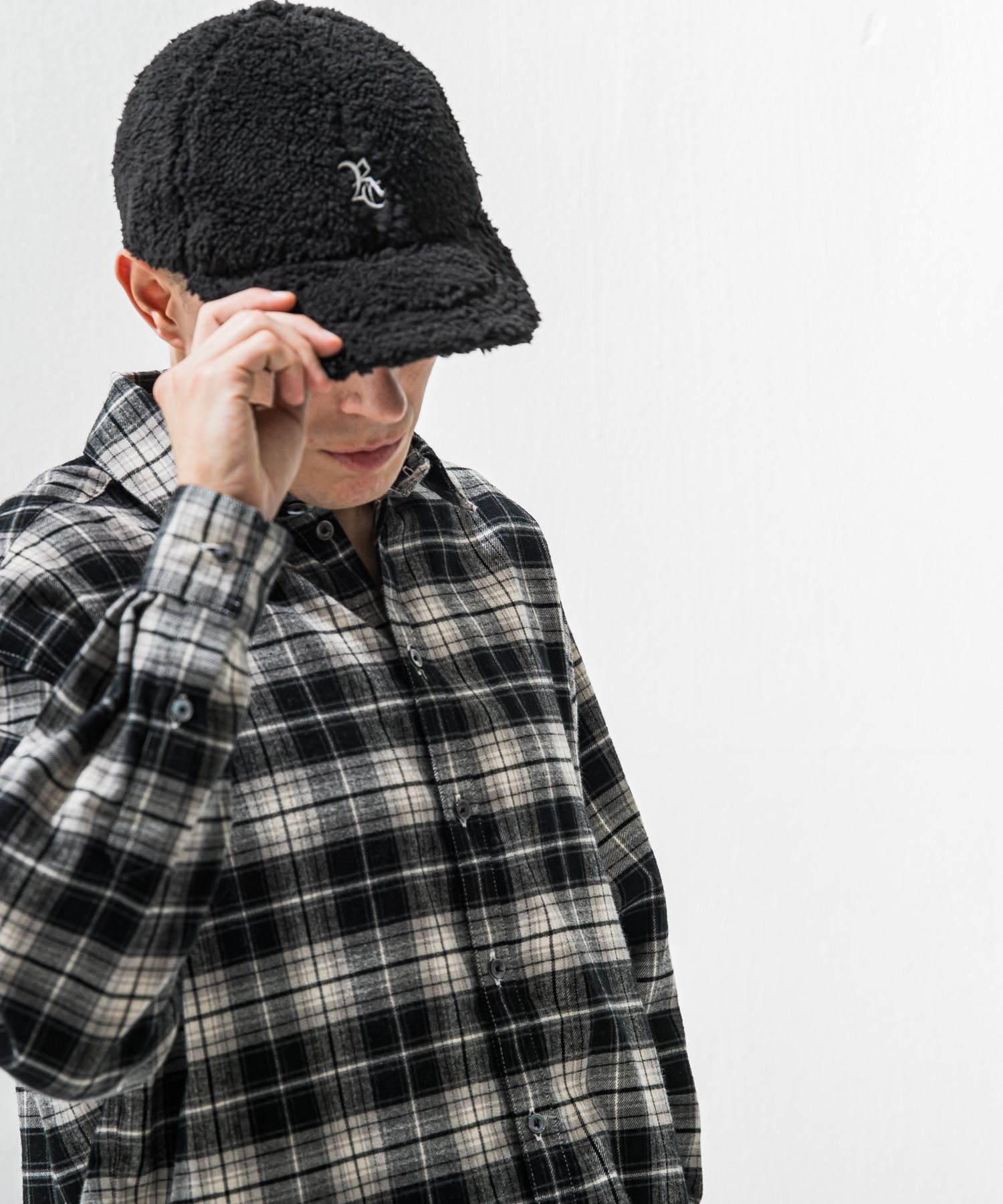 BOA LOW CAP /シルキーボア ローキャップ (ブラック) (12月上旬入荷予定) ※オーダー締切:9月7日(月)17時