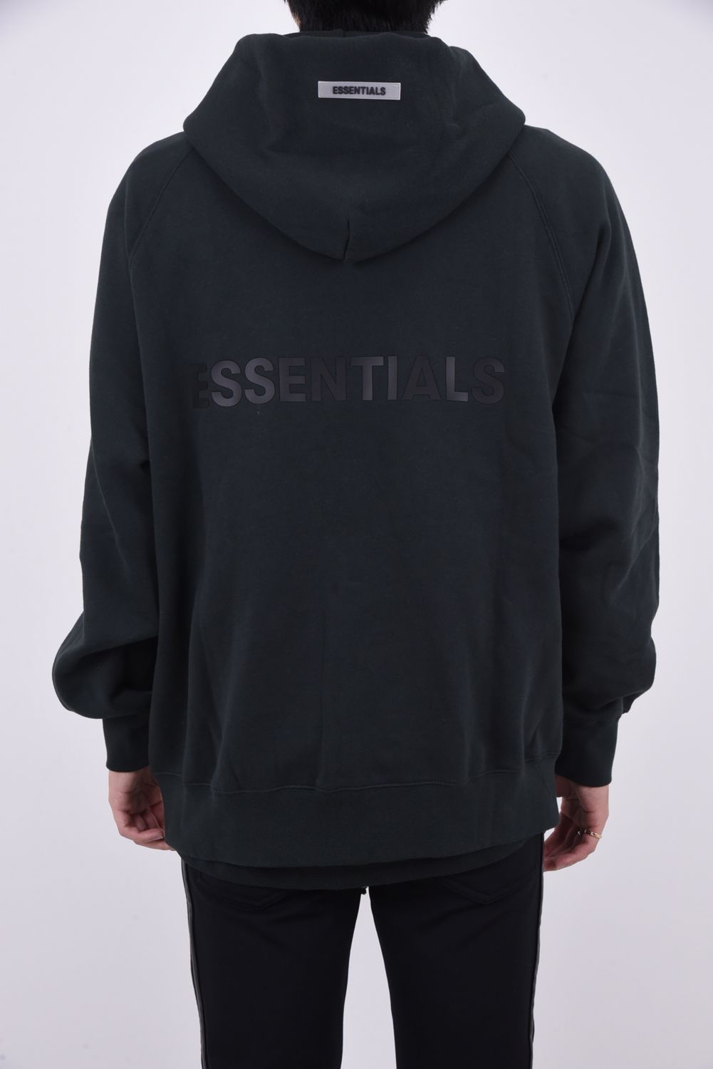 FOG ESSENTIALS - ESSENTIALS BACK LOGO FULLZIP HOODIE