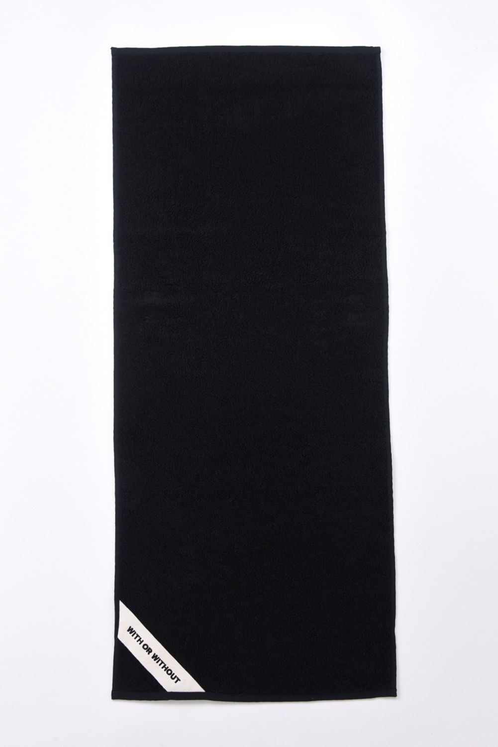 Face Towel / シルク混 フェイスタオル (ブラック)