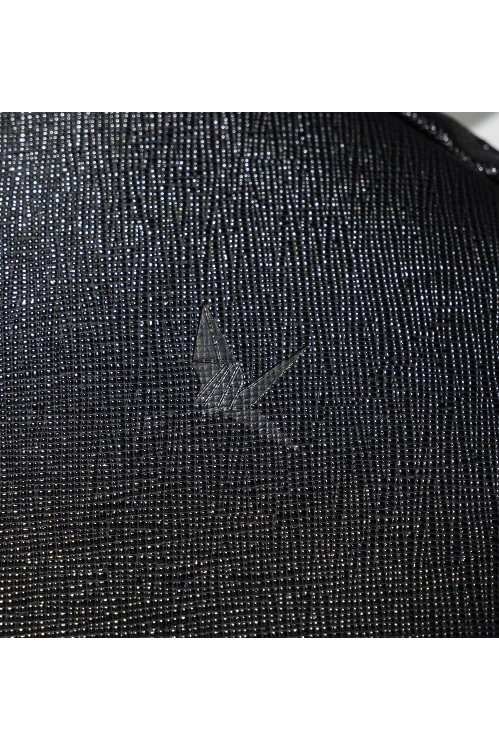 MINI SHOULDER POUCH / サフィアーノエコレザー ミニショルダーポーチ (ブラック) (12月中旬入荷予定)