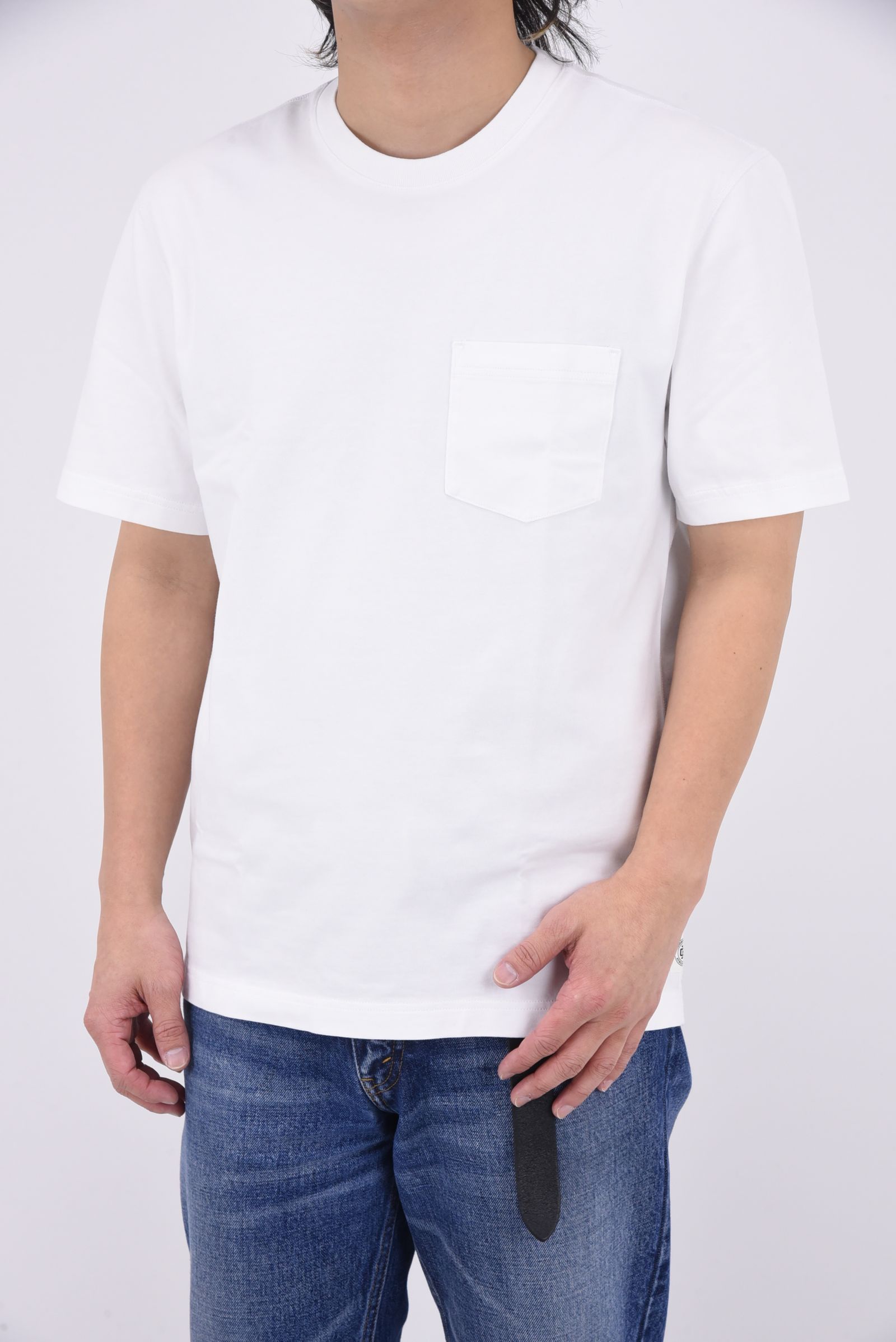 【国内正規品】 【STANDARD FIT】 MIDWEIGHT JERSEY POCKET T-SHIRT / ミッドウェイト ジャージ スタンダード ポケット 半袖Tシャツ ホワイト