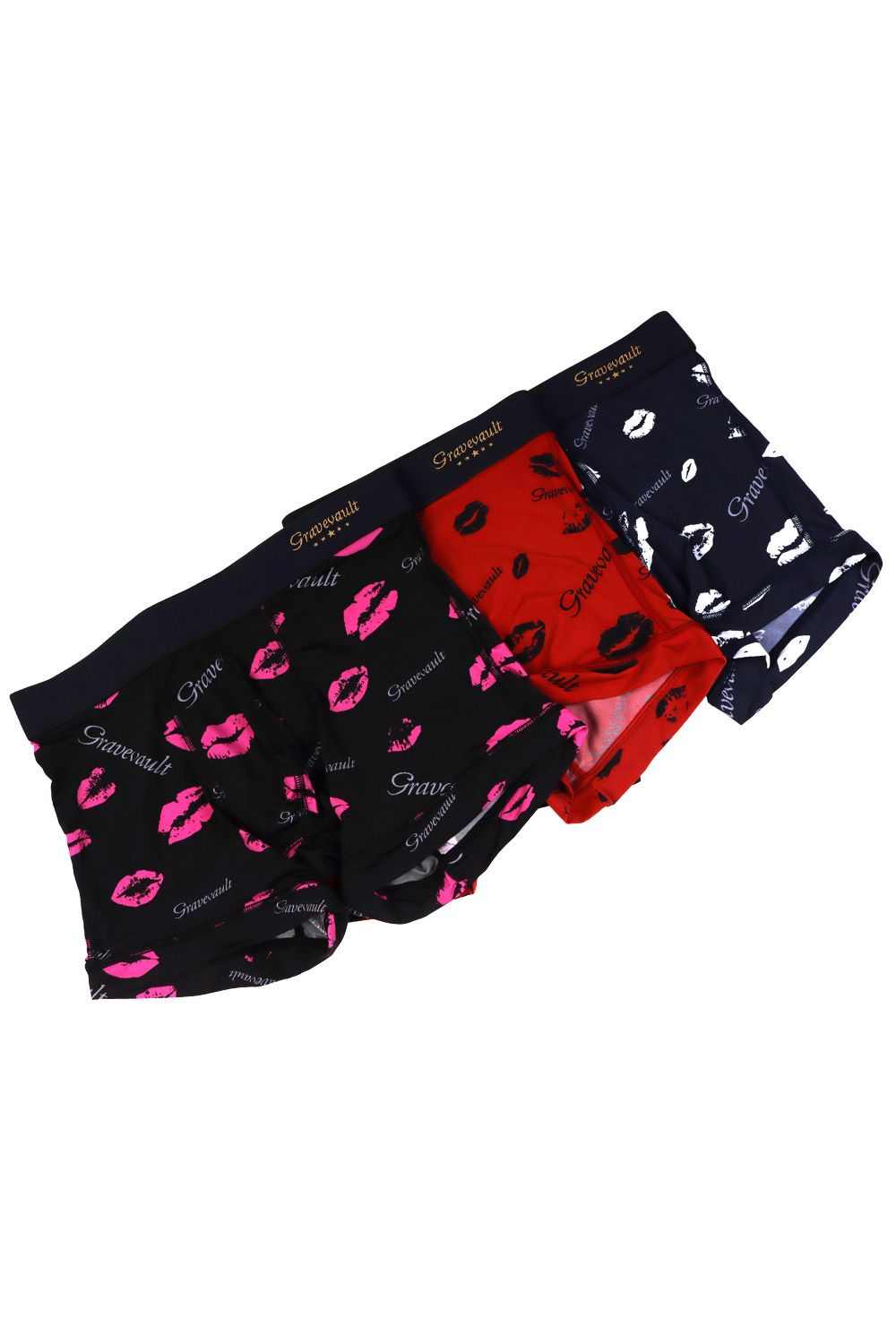 Kiss Short Boxer - レッド