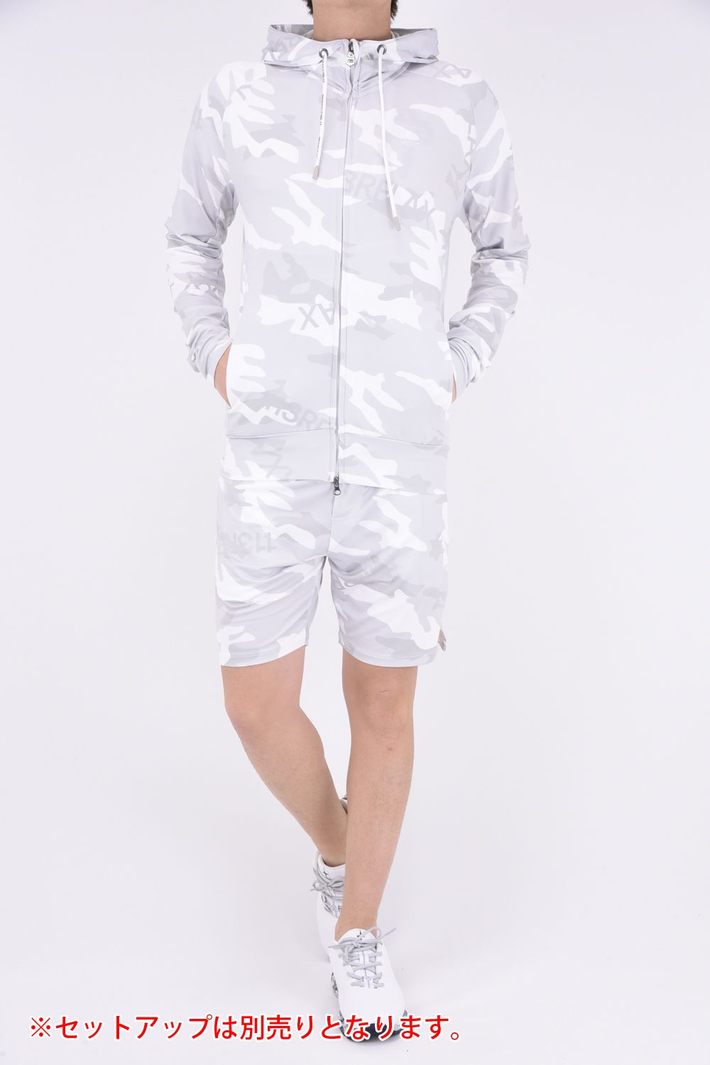 CAMO LOGO SHORT PANTS  / オリジナルカモフラ柄 ラッシュガードハーフパンツ ホワイト