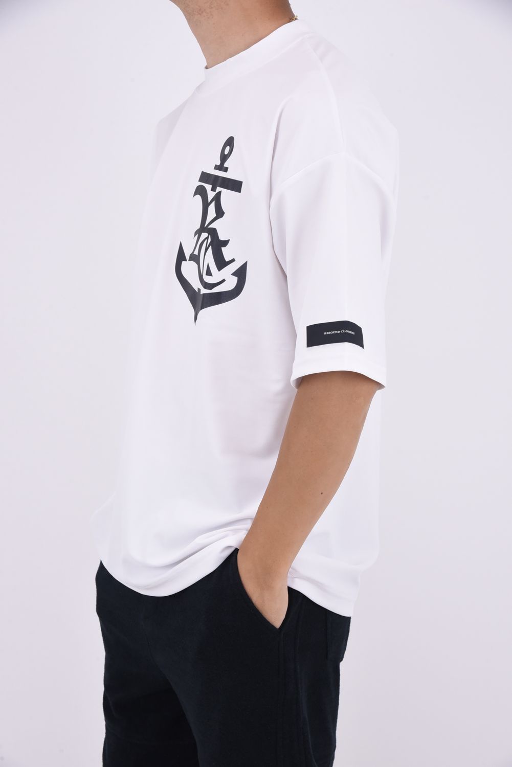 RESOUND CLOTHING ANCHOR RCL RUSH OVER T / ラッシュガード アンカーロゴ オーバーサイズTシャツ