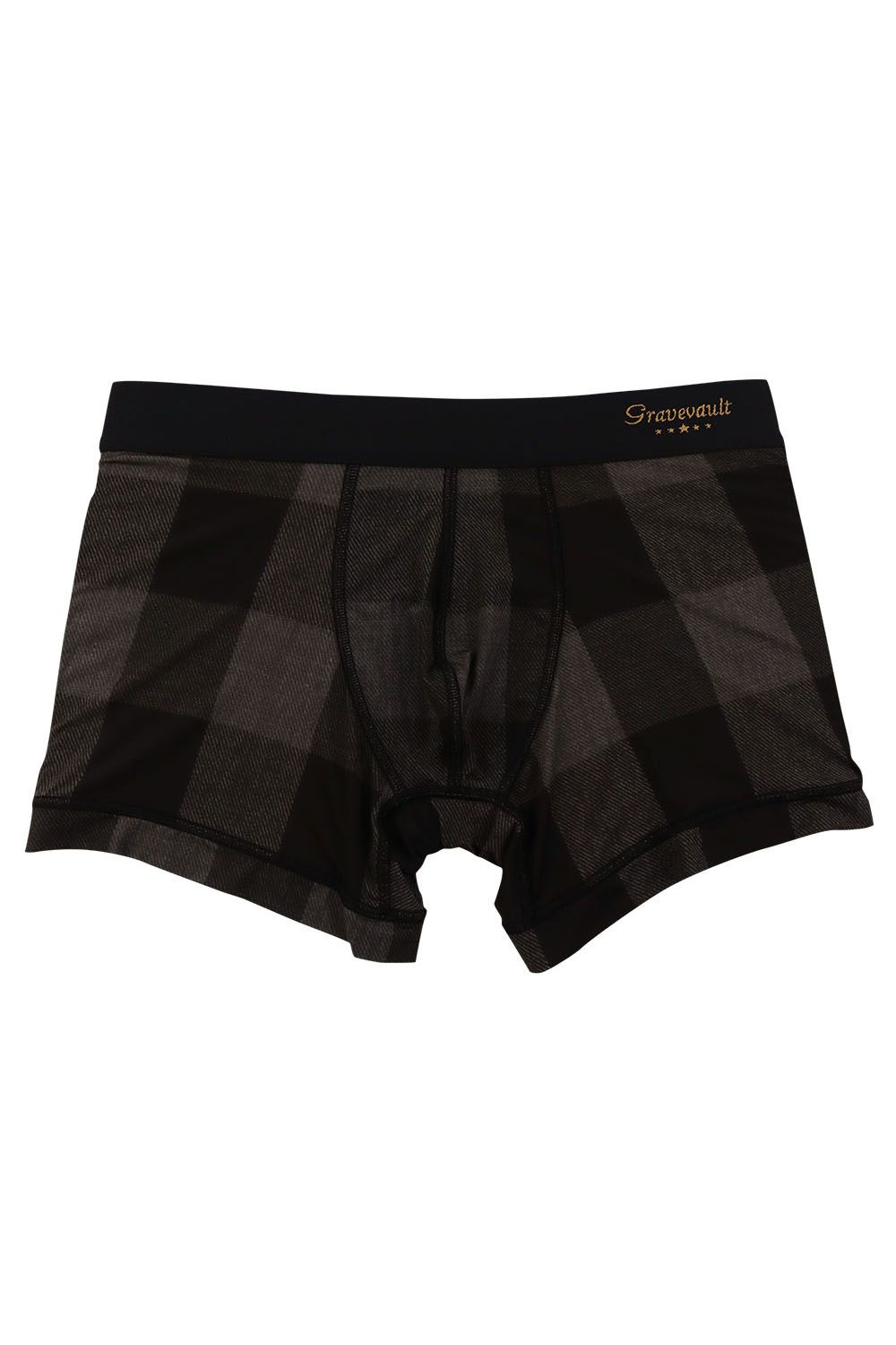 Buffalo check  Short Boxer - グレー