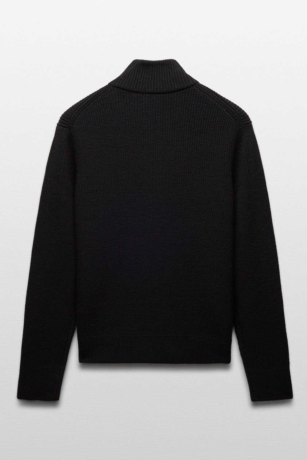 【国内正規品】 MERINO RIB VINNIE TRACK JACKET / メリノウール トラックジャケット ブラック