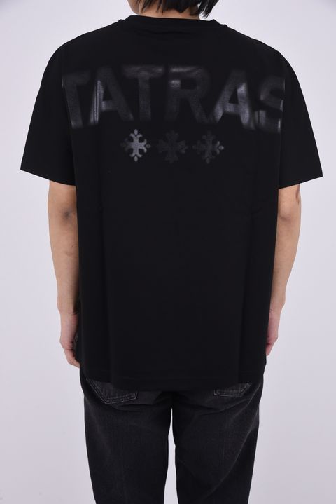 TIDEO (ティデオ) / ブランドロゴ 半袖 Tシャツ (ブラック)