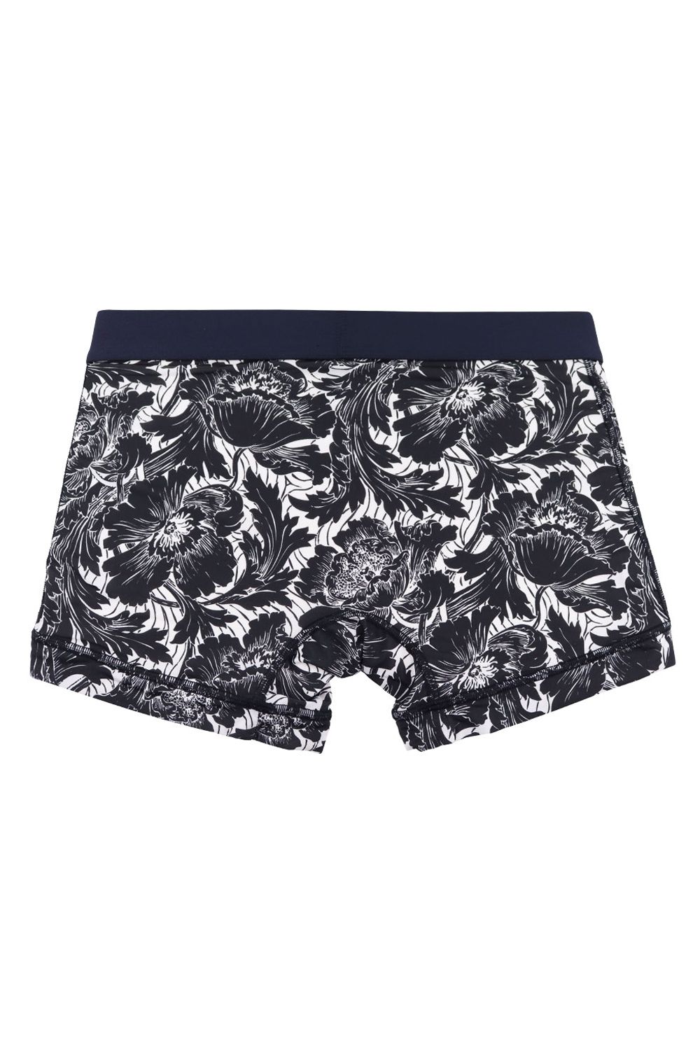 【待望のサイズ.XL入荷】 FLOWER Short Boxer - ホワイト  /  ブラック