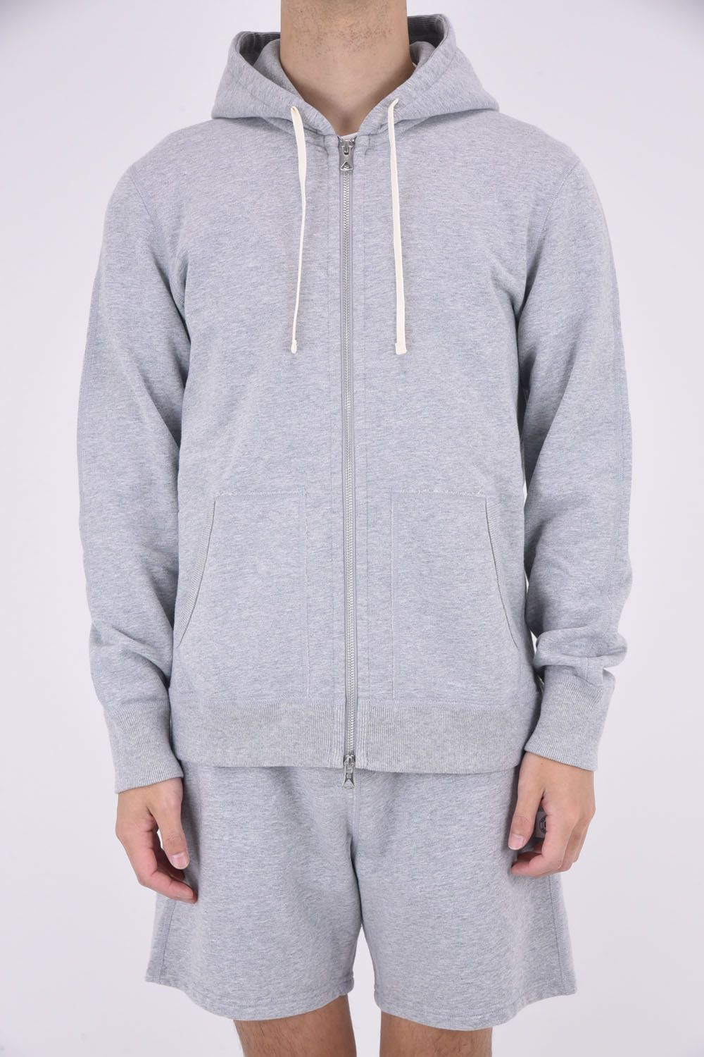 【国内正規品】 MIDWEIGHT TERRY FULL ZIP HOODIE / ミッドウェイトテリー フルジップパーカー ヘザーグレー