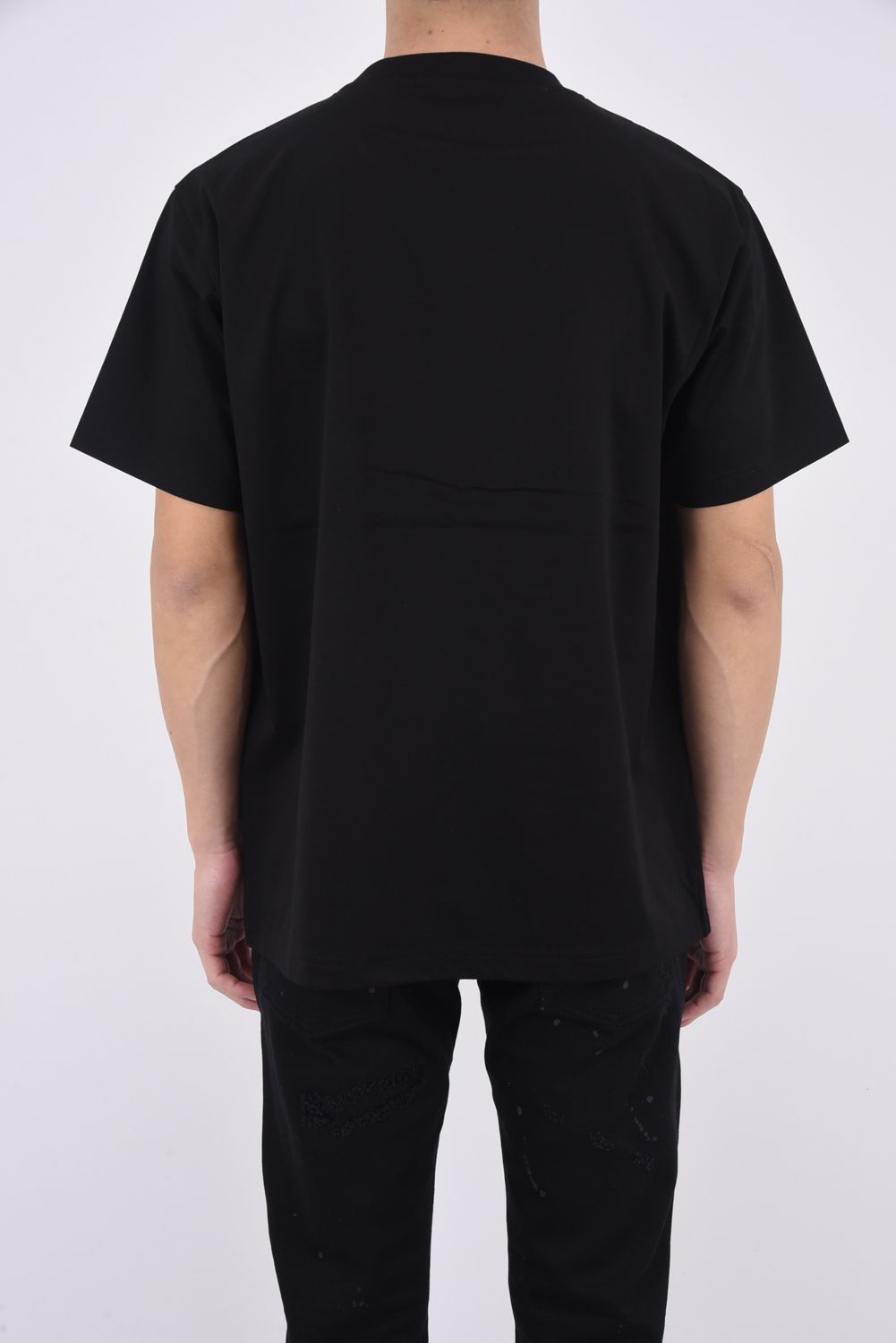 ANITUDE (アニチェート) / フロントロゴ クルーネック 半袖 Tシャツ ブラック