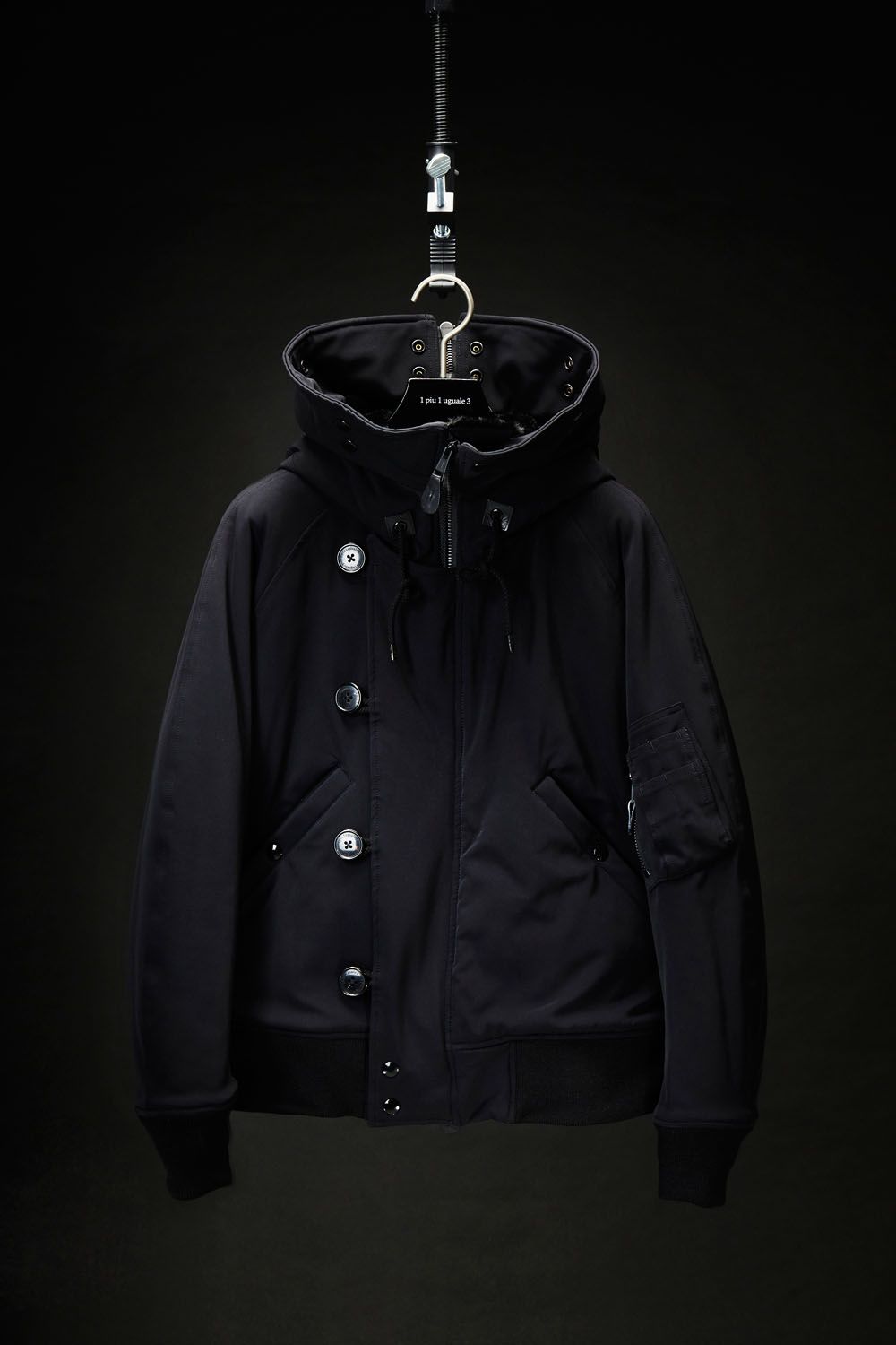【BLACK MILITARY Vol.23】 STRETCH MAT DOUBLE CLOTH / BLACK (12月頃入荷予定) ※オーダー締切 8/22 (木)11:59迄