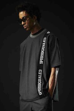 113SPORT TECHNICAL MESH BIG CREW / テクニカル メッシュ ビッグ クルーネック チャコール