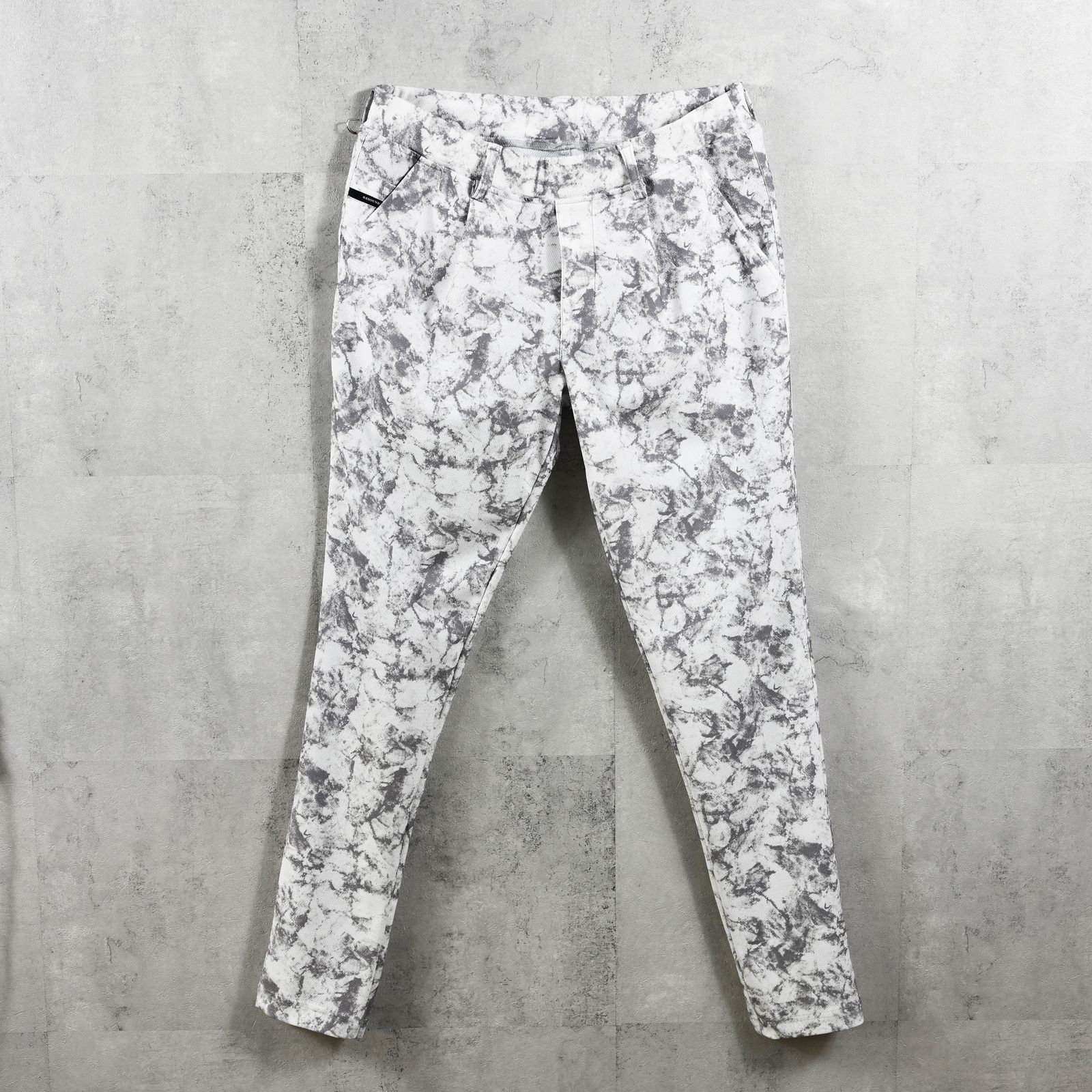CHRIS EASY TUCK PANTS / ワンタック スラックス型イージーパンツ マーブルグレー