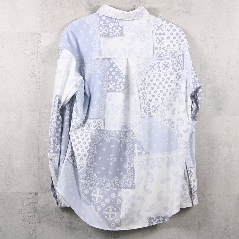 BANDANA JACKSHIRTS / バンダナ ジャックシャツ (ホワイトバンダナ) (8月末入荷予定) ※オーダー締切:5月23日(土)17時