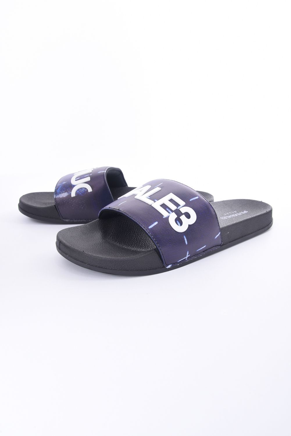 DENIM PRINT SANDALS / デニムプリント シャワーサンダル ダークインディゴ