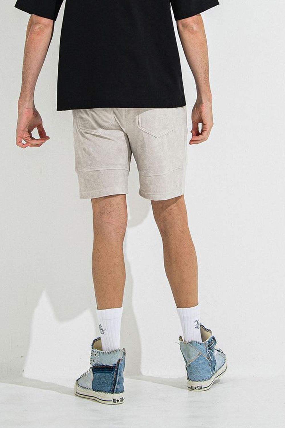 TYLER PILE SHORTS / オーガニックコットン パイルショートパンツ グレージュ