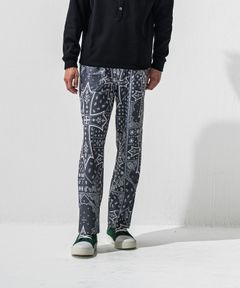 CHRIS EASY WIDE TUCK PANTS / ハイテンショントリコット ワンタック セミワイド イージーパンツ (クロスグレー) (1月上旬入荷予定) ※オーダー締切:9月7日(月)17時)
