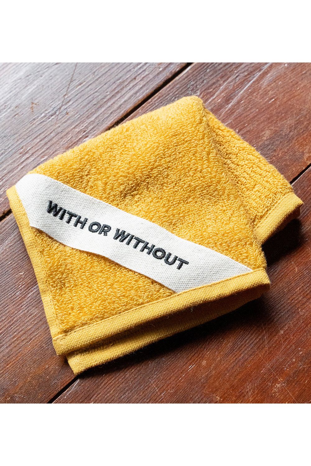 Hand Towel / シルク混 ハンドタオル (マスタード)