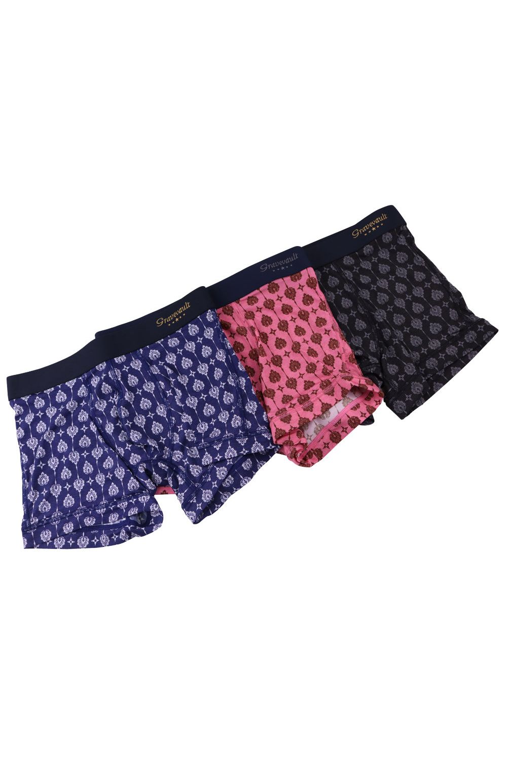 【待望のサイズ.XL入荷】 Botanical Plants Short Boxer - ピンク
