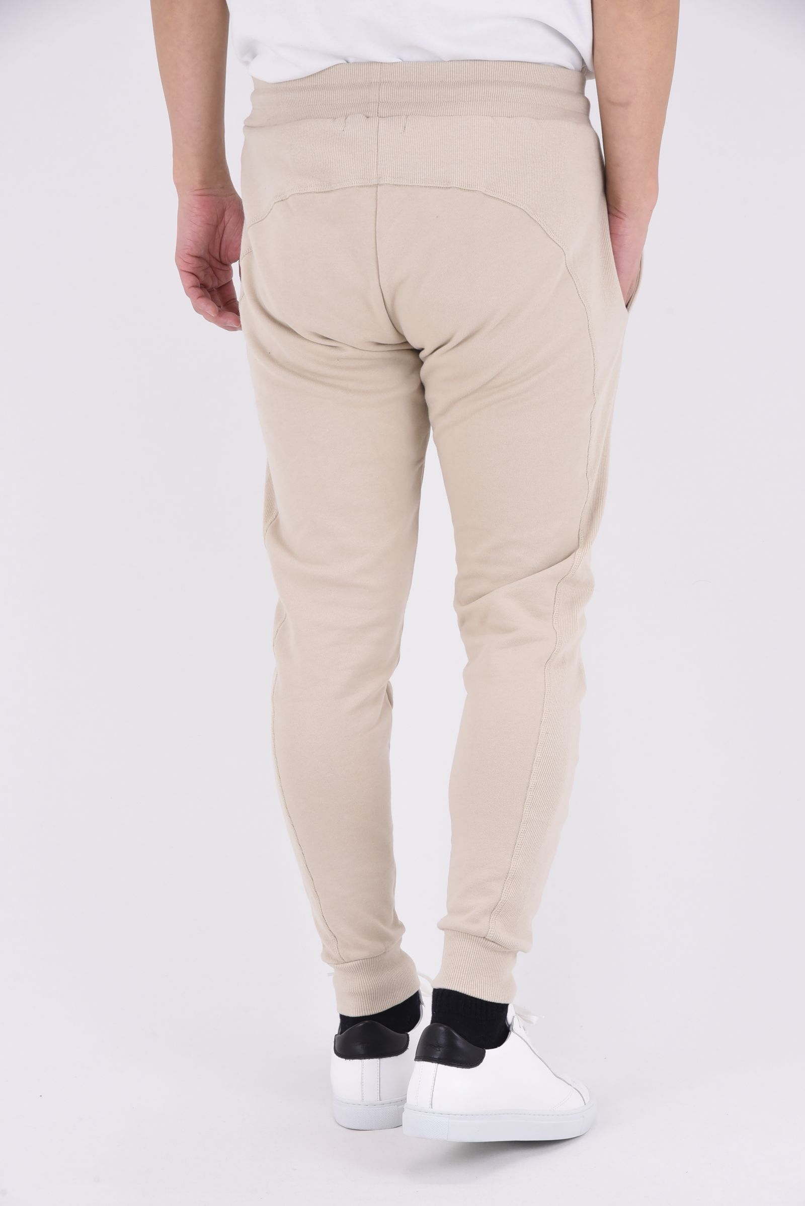 RHINESTONE LOGO LONG PANTS / ラインストーン ロゴロングパンツ (ベージュ)