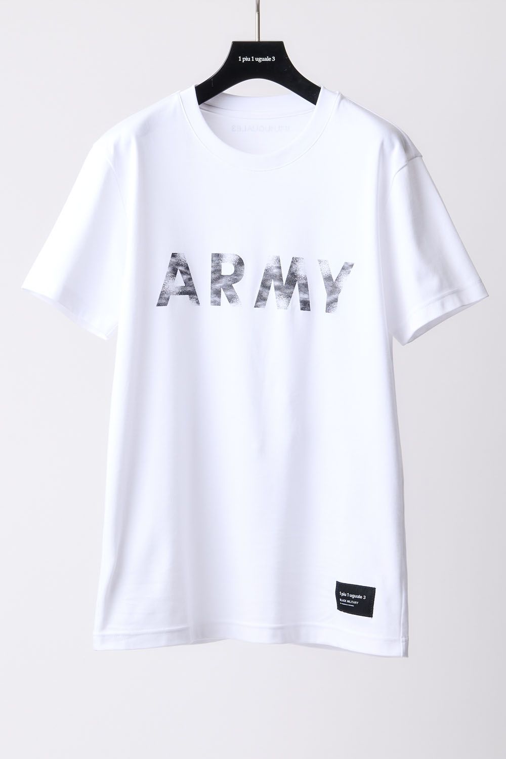 【BLACK MILITARY Vol.19】 VINTAGE LOGO ARMY T-sh WHITE / BLACK (8月頃入荷予定) ※オーダー締切 6/28(水)11:59迄