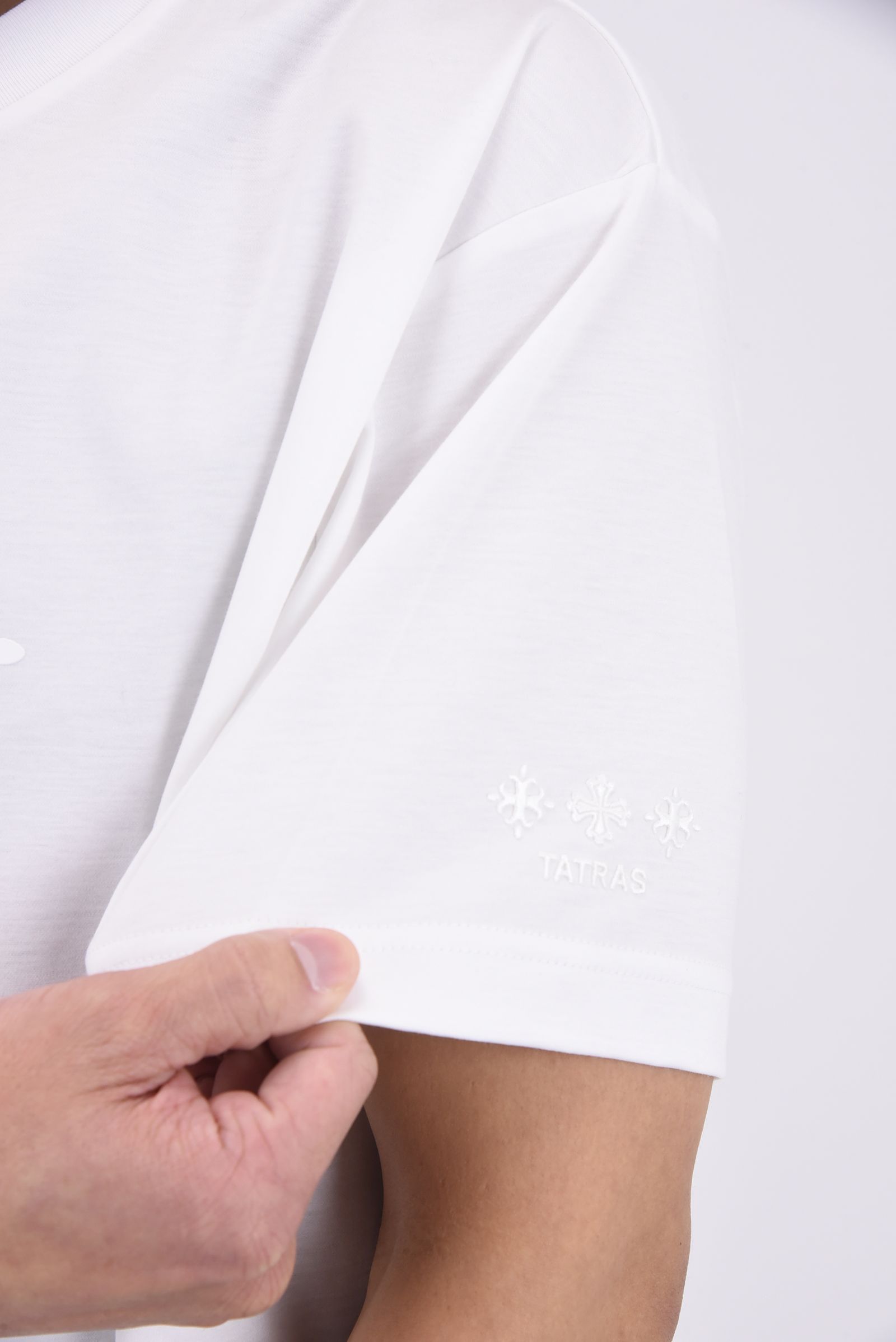 PACECO (パセコ) / フロント ブランドロゴ クルーネック Tシャツ ホワイト