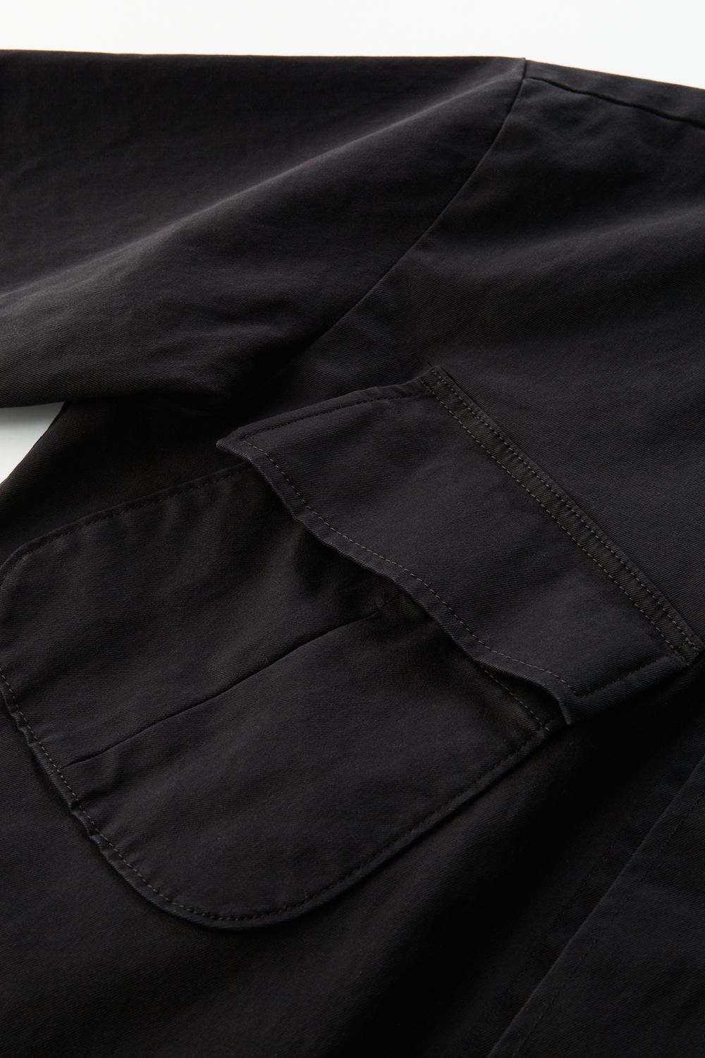 【BLACK MILITARY Vol.7】 JUNGLE FATIGUE S/S SHIRT -BLACK- (9月頃入荷予定 )※オーダー締切8/6(金)11:59迄