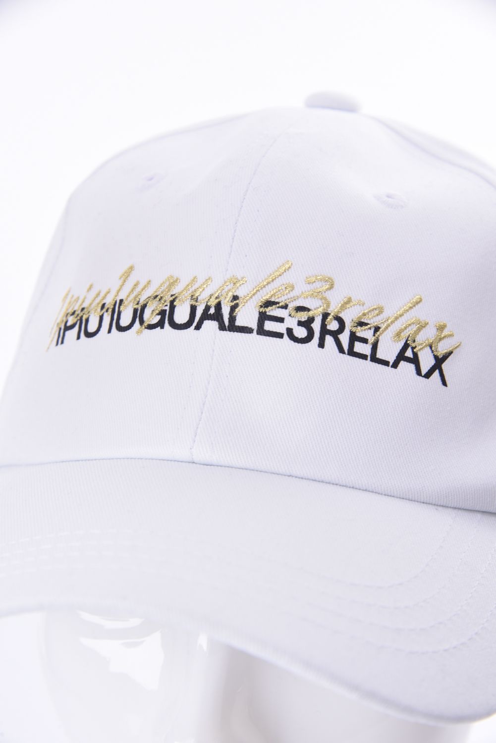 DOUBLE LOGO CAP / ダブルロゴ キャップ ホワイト