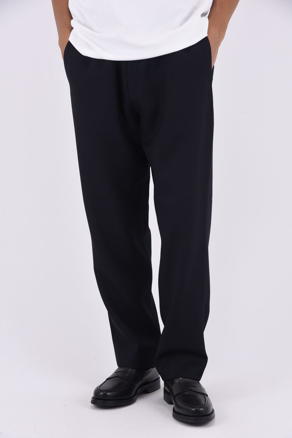 colon - WOOL TWILL PANTS / プレーンフロント イージーパンツ