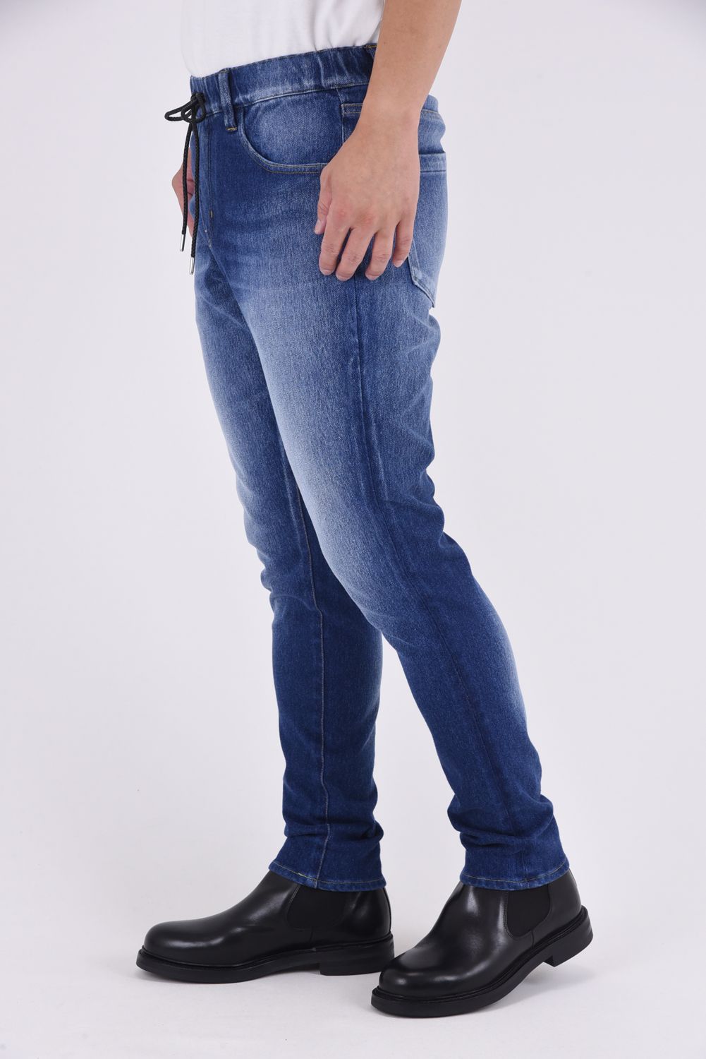 MICK DENIM JERSEY  / 定番 デニム ジャージーンズ ダークインディゴ